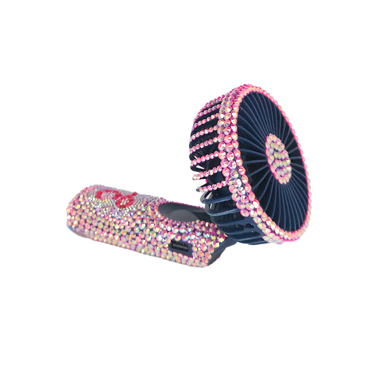 Boss Babe Wide Bling Fan w/ Initial
