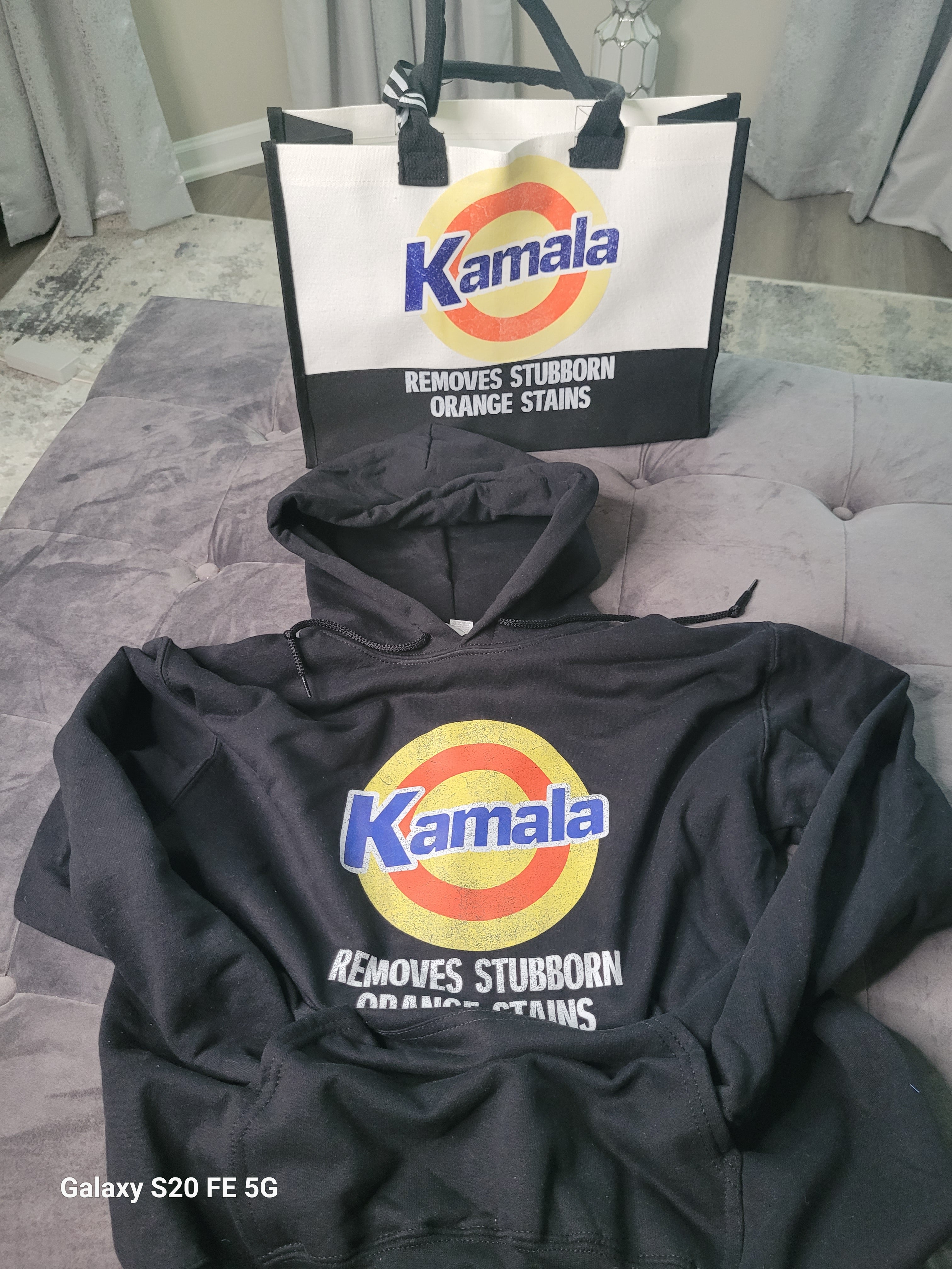 Kamala Canvas Stand Alone Tote Bag