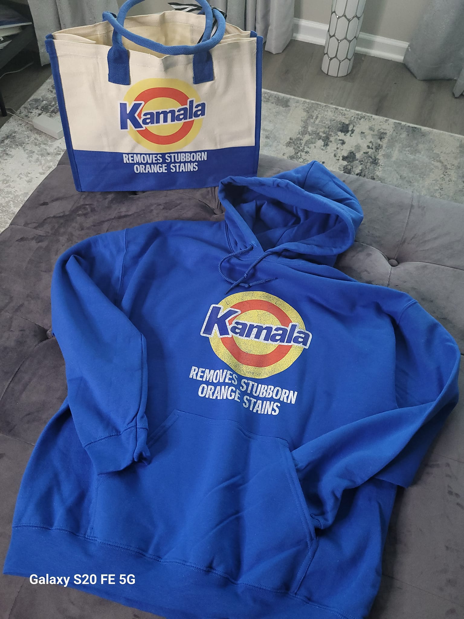 Kamala Canvas Stand Alone Tote Bag