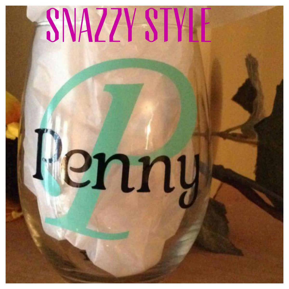 Personalized StemLess Sippers