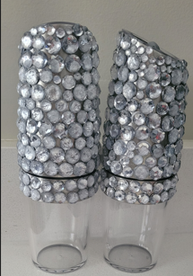 Bling'd Automatic Salt & Pepper grinder w/ white light