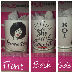 "Queen Diva" Mugg (20oz) - She is Blessed