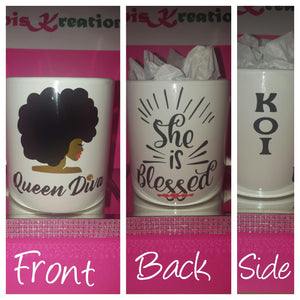 "Queen Diva" Mugg (20oz) - She is Blessed