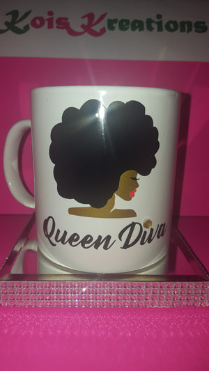 "Queen Diva" Mugg (20oz) - She is Blessed