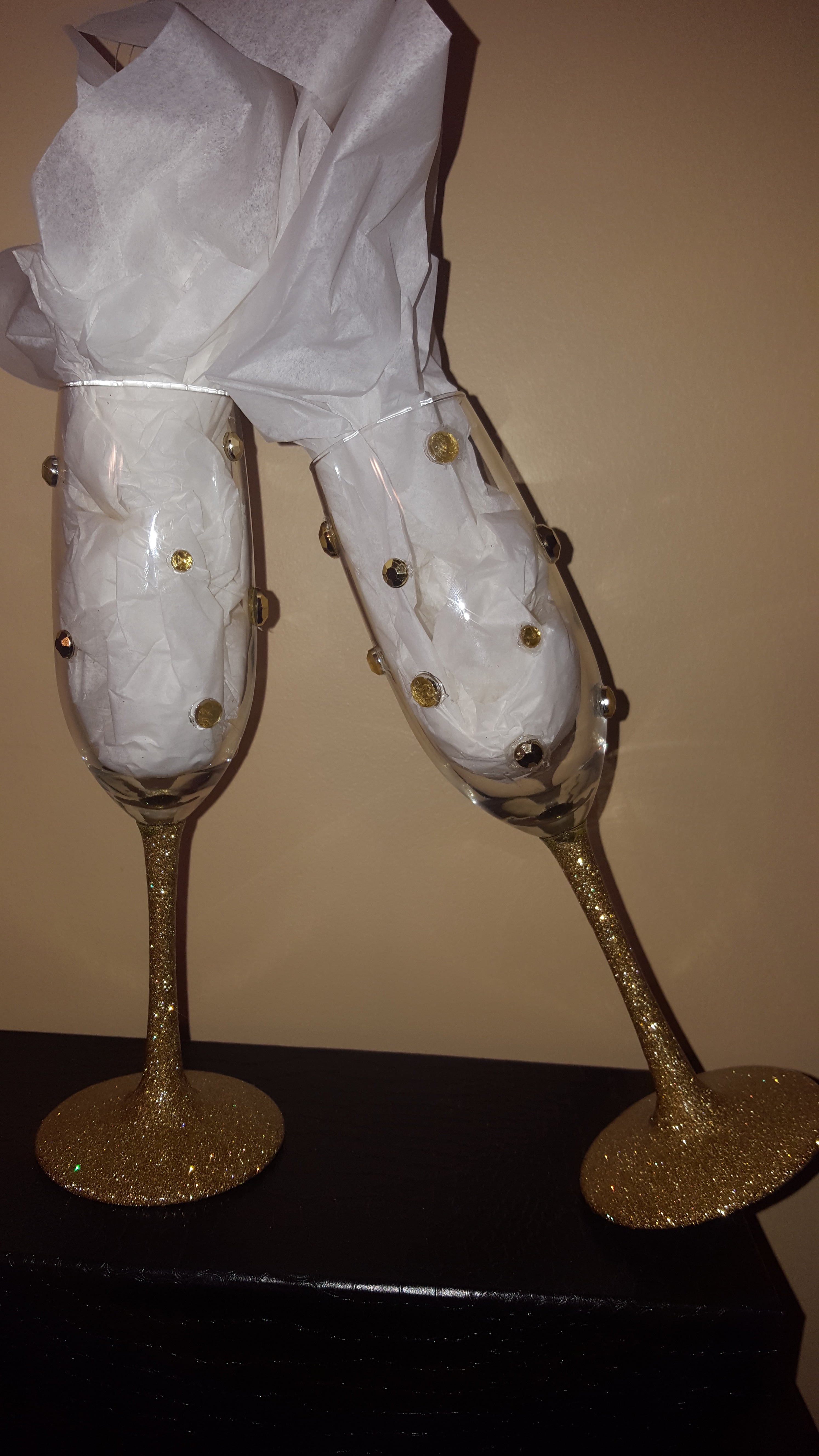 Blingy Champagne Flute Set (8 oz)