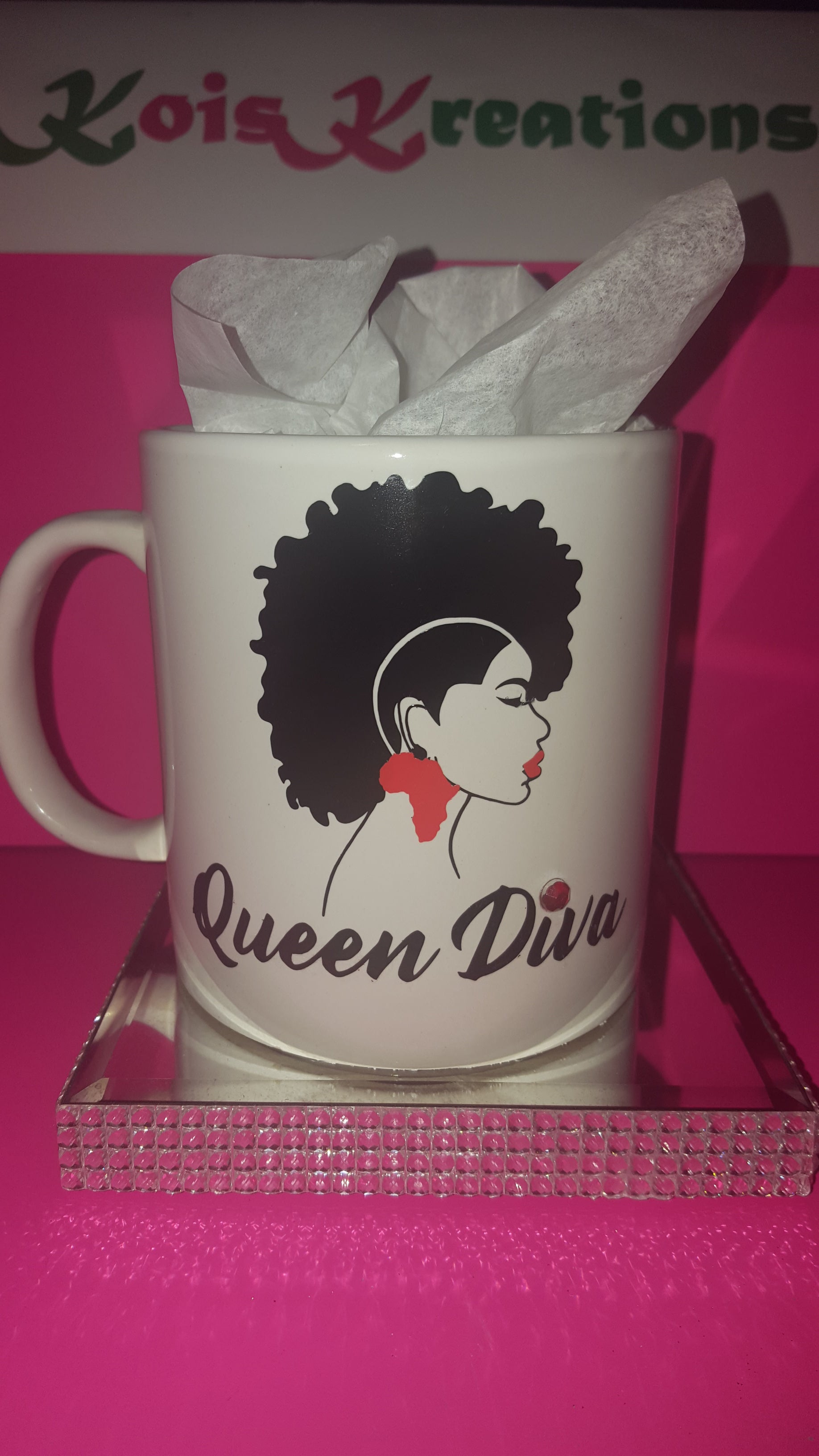 "Queen Diva" Mugg (20oz) - She is Blessed