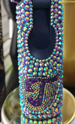 "Boss" Bling Fan w/ initial- Summer Sale