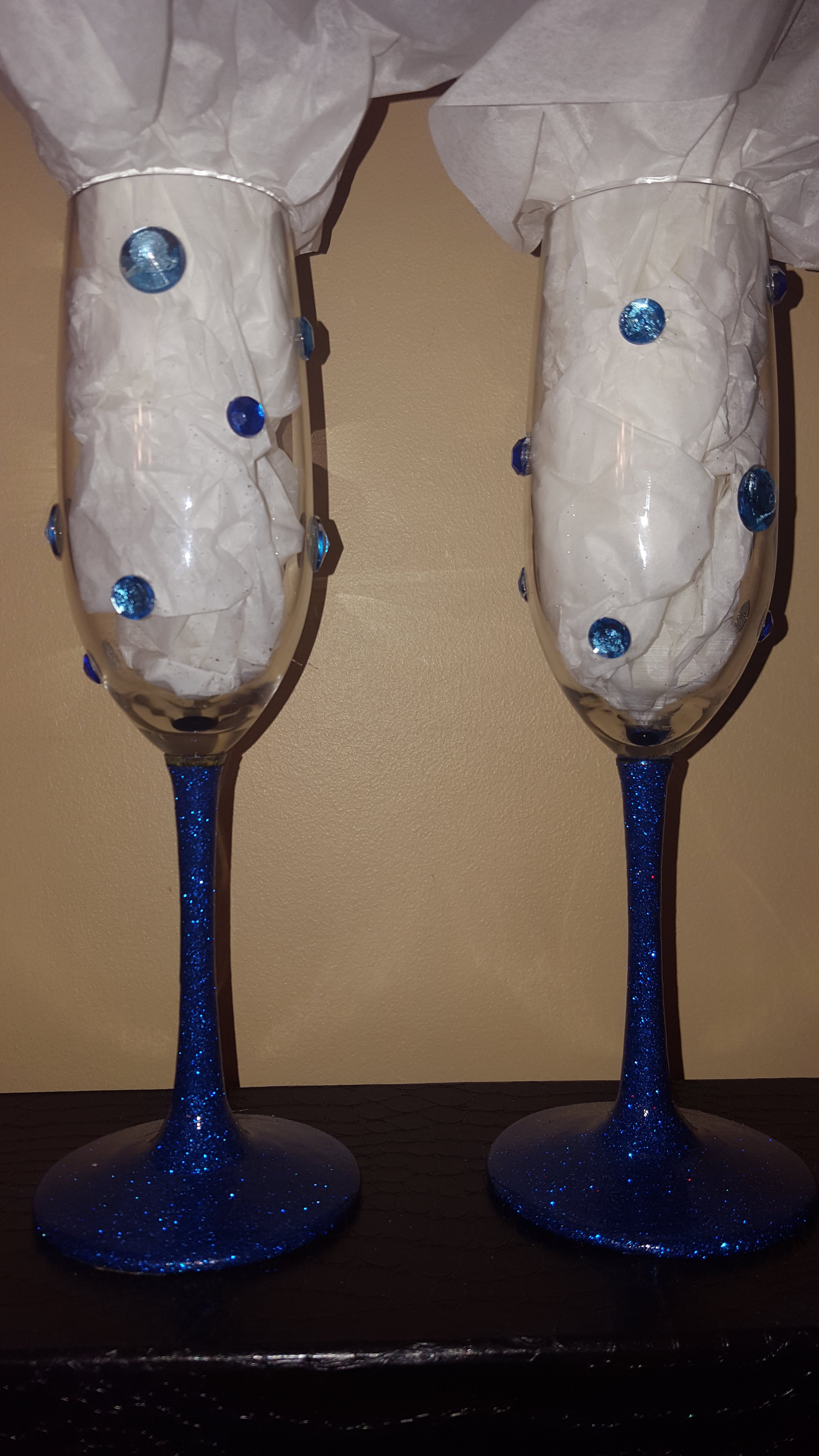 Blingy Champagne Flute Set (8 oz)