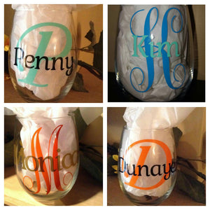 Personalized StemLess Sippers