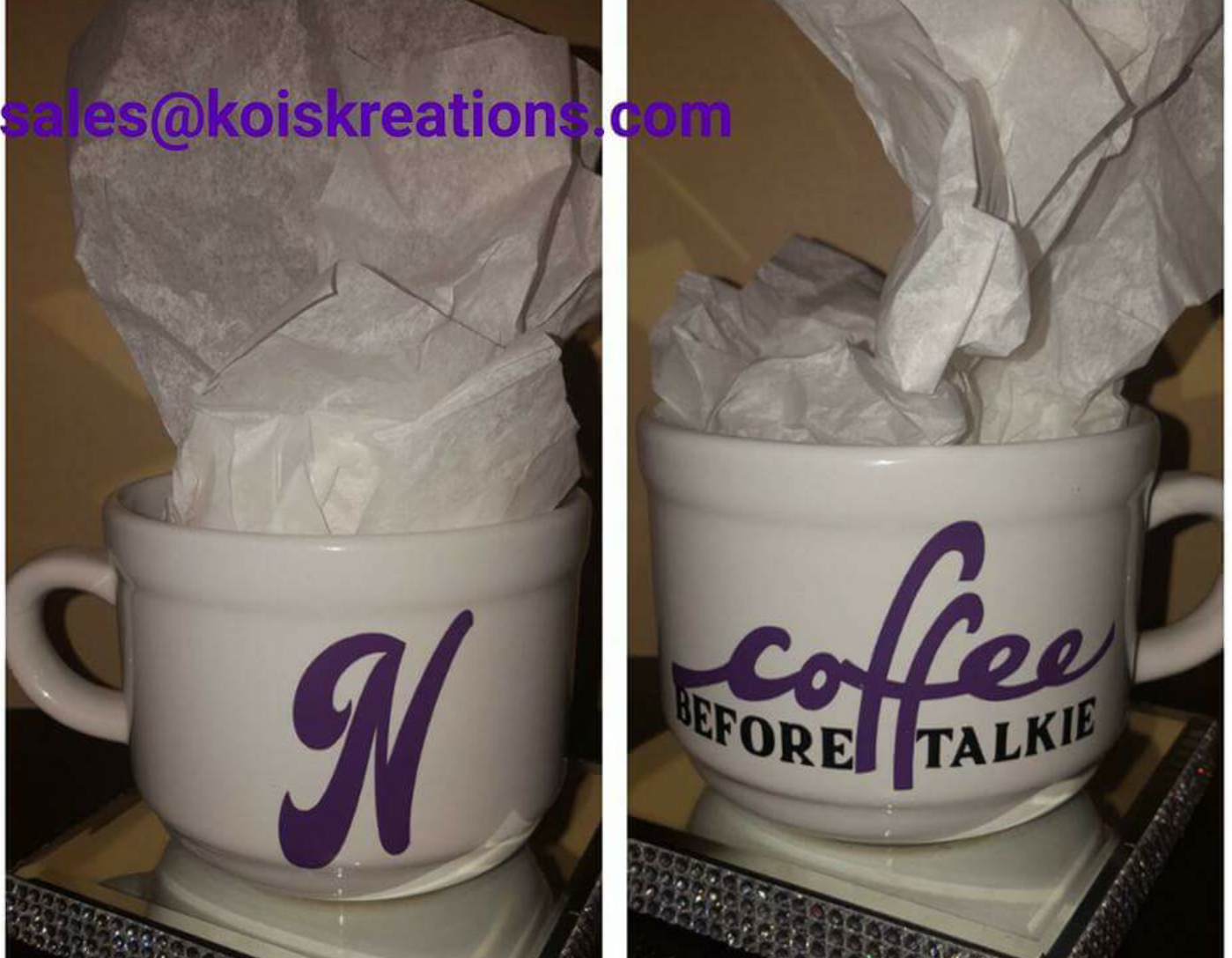 "Coffee Before Talkie" Coffee & Tea Mugg